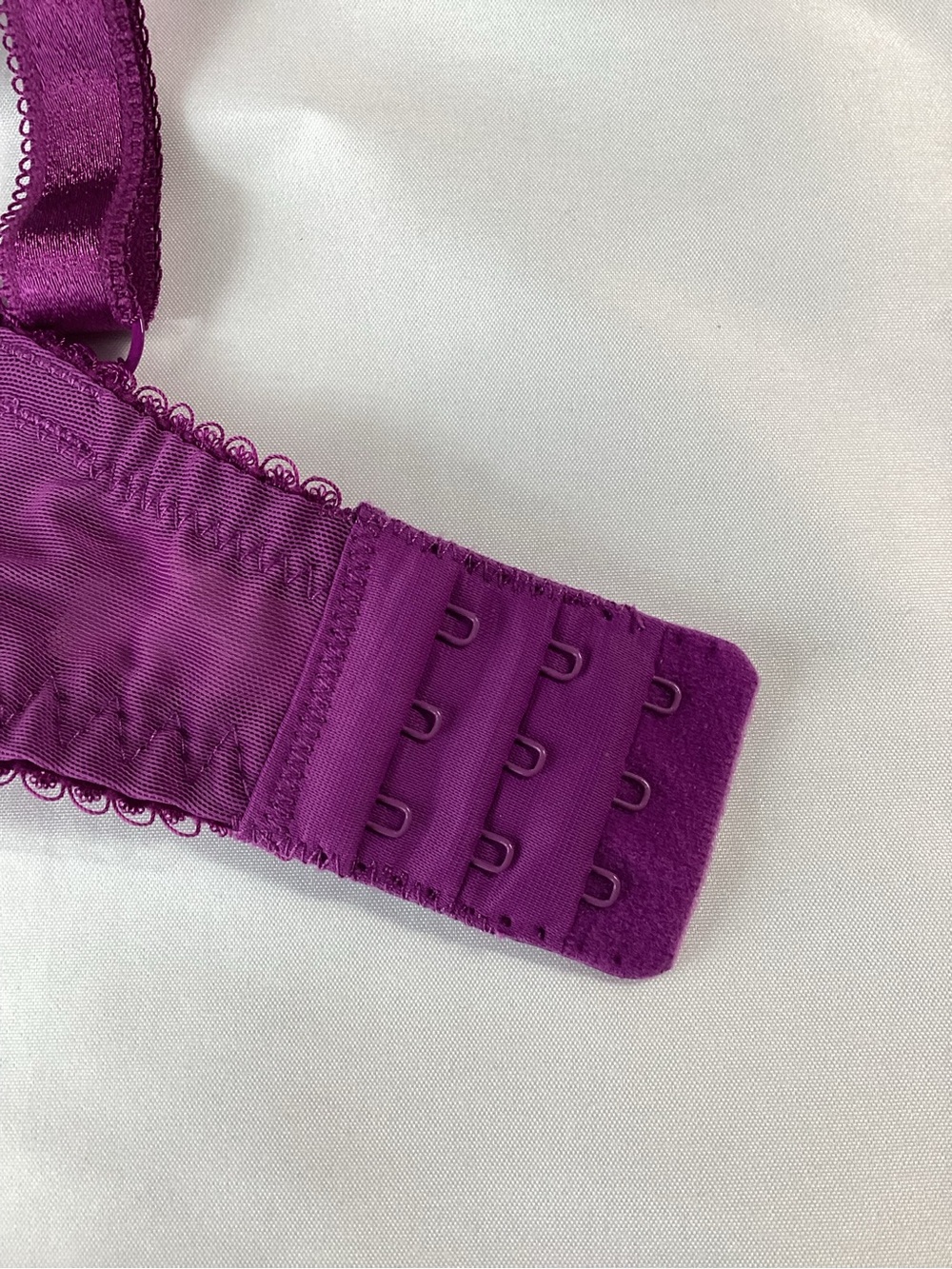 Embroidered Underwire Bra in Magenta & Orange - Picture 3 of 6